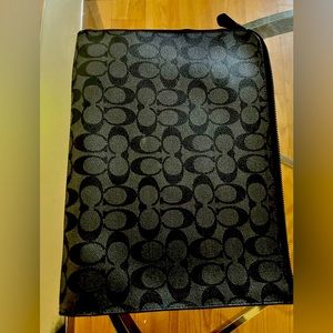 Coach laptop case Black